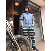 May club -【WESTRIDE】NGT KNIT LONG PANTS - BLUE RUG